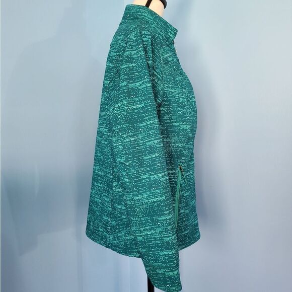 Eddie Bauer Teal Full-Zip Jacket - Picture 3 of 6